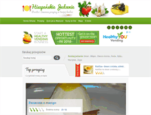 Tablet Screenshot of hiszpanskiejedzenie.com